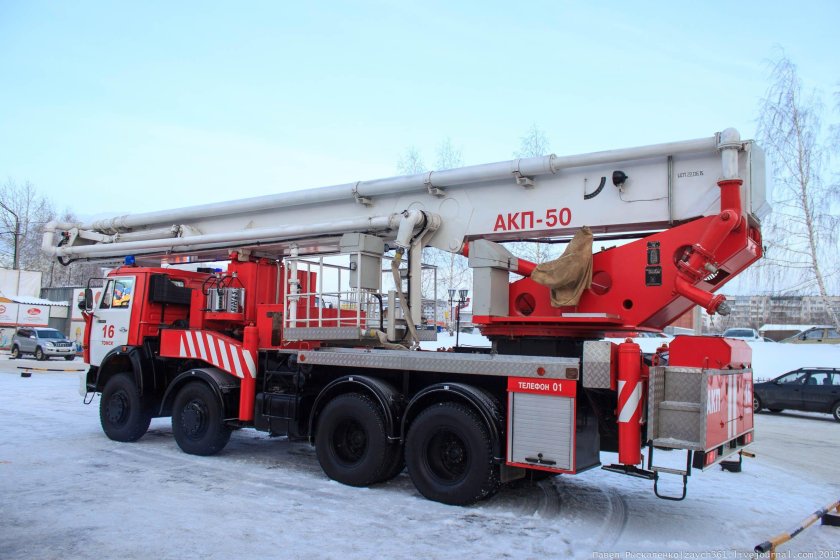 Автоподъемник коленчатый АКП-50 КАМАЗ-6540