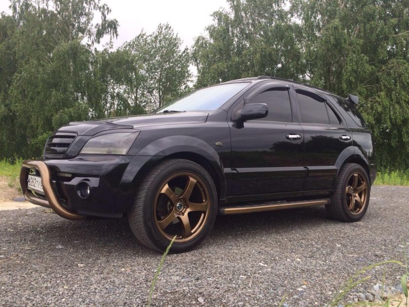 Киа Соренто 2008 черный