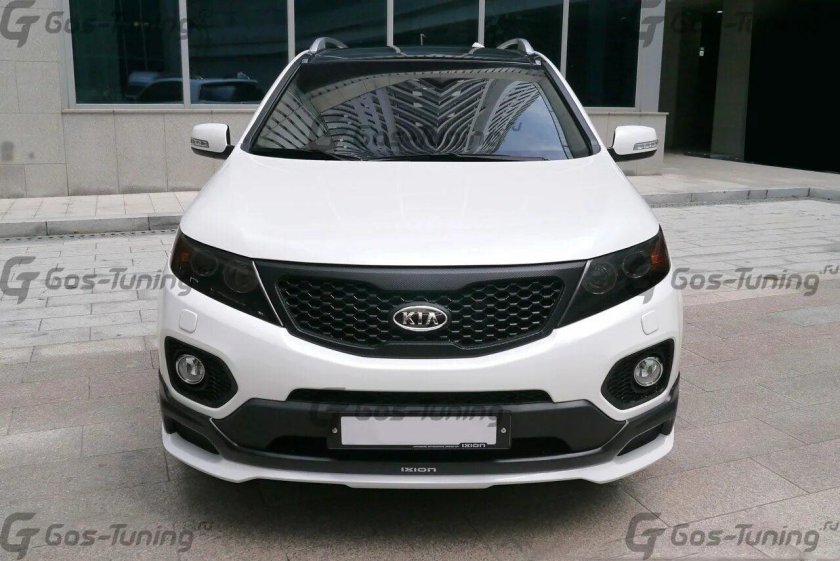 Накладка на передний бампер Ixion Kia Sorento 2 2009-2013