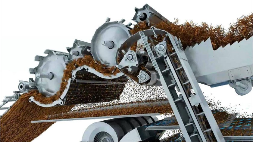 Соломотряс зерноуборочного комбайна