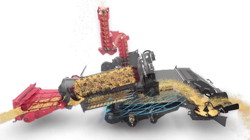 Роторный комбайн Акрос