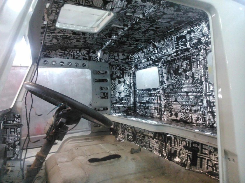 Шумоизоляция салона КАМАЗ 5320