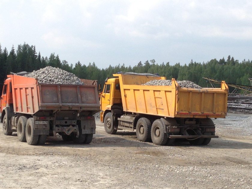 КАМАЗ 6520 С щебнем