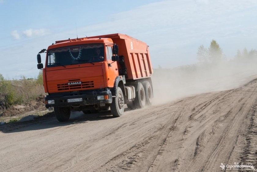 КАМАЗ В карьере