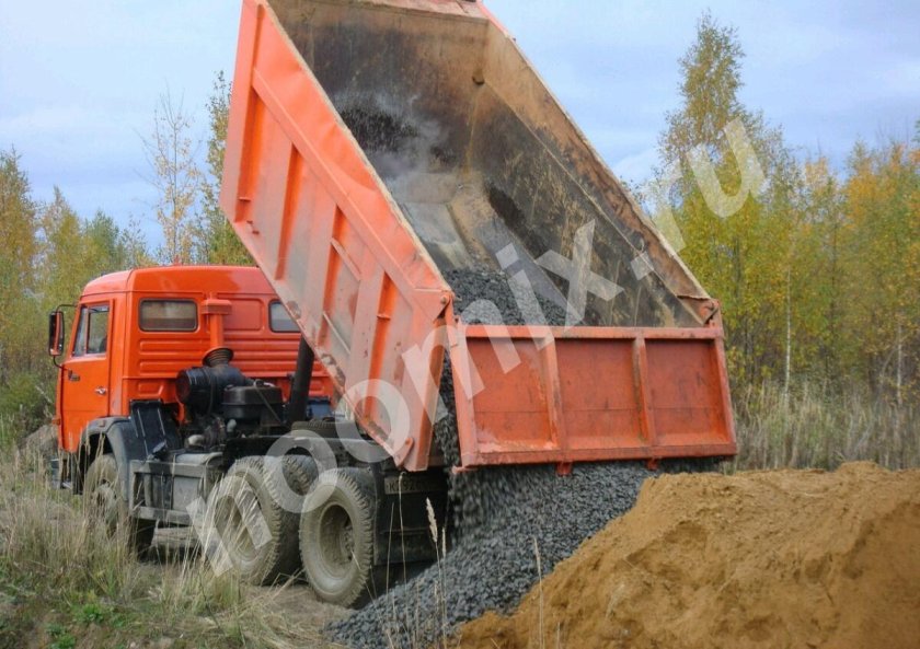 КАМАЗ 65115 самосвал с песком