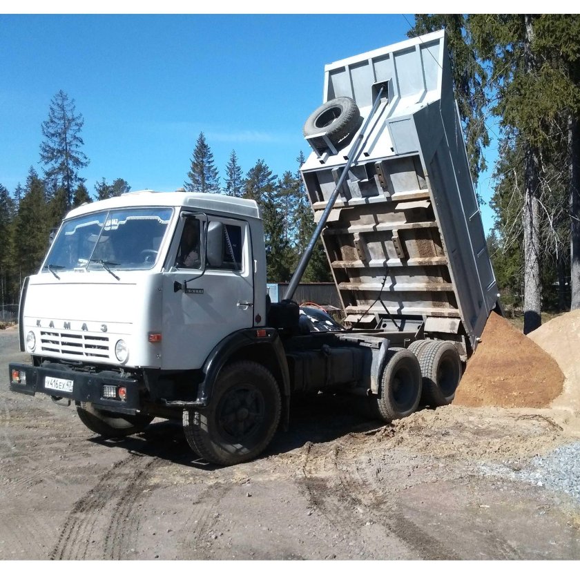 КАМАЗ 55111 С щебнем