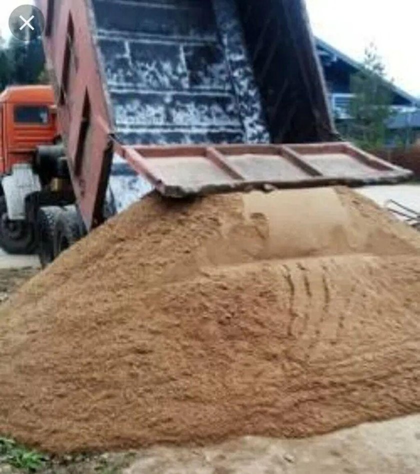 КАМАЗ 10 кубов песка