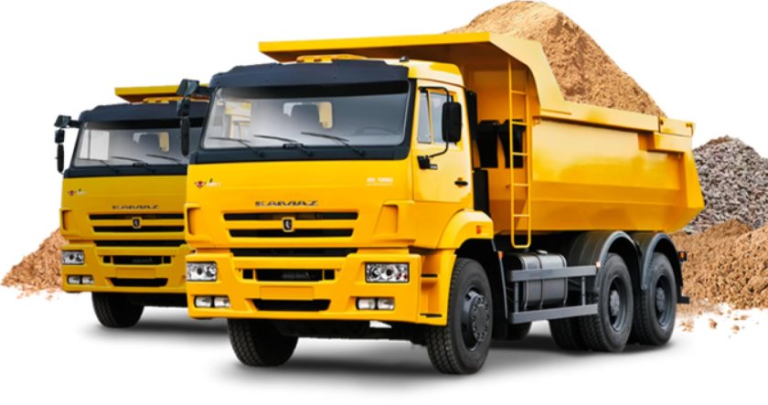 КАМАЗ 65115 песок