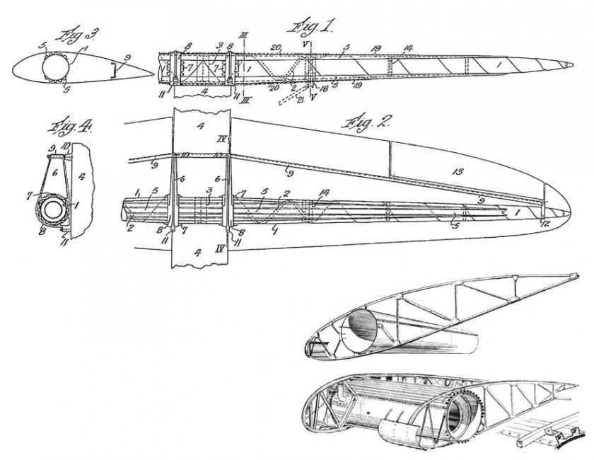 Моноплан самолет чертежи