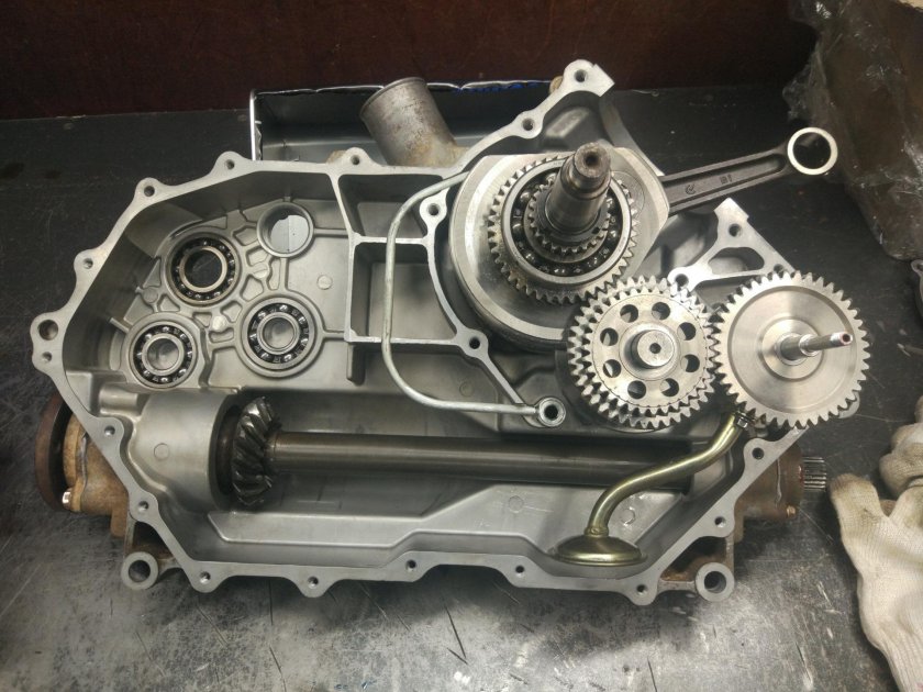 Сборка КПП стелс 500 gt