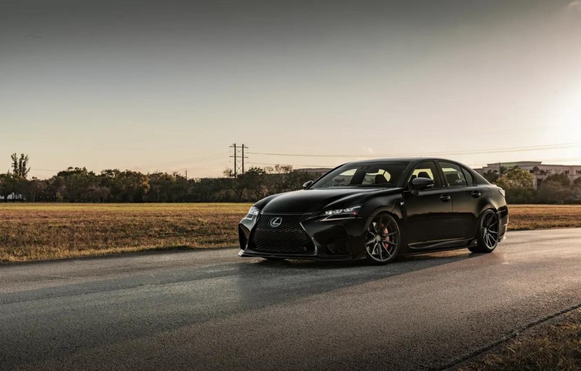 Lexus GS 350 F Sport черный