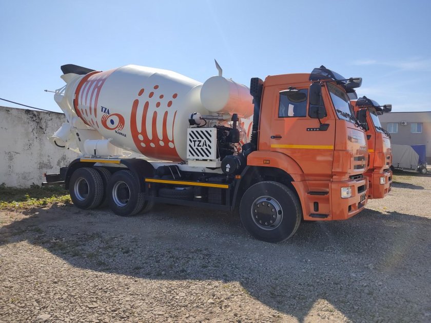 КАМАЗ 6520 миксер 9 кубов