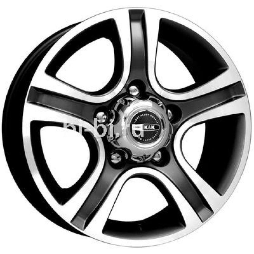 КИК талисман мега (кс592) 7,0x16 5/139,7 et35 d-110,1 Алмаз черный (арт.14092)