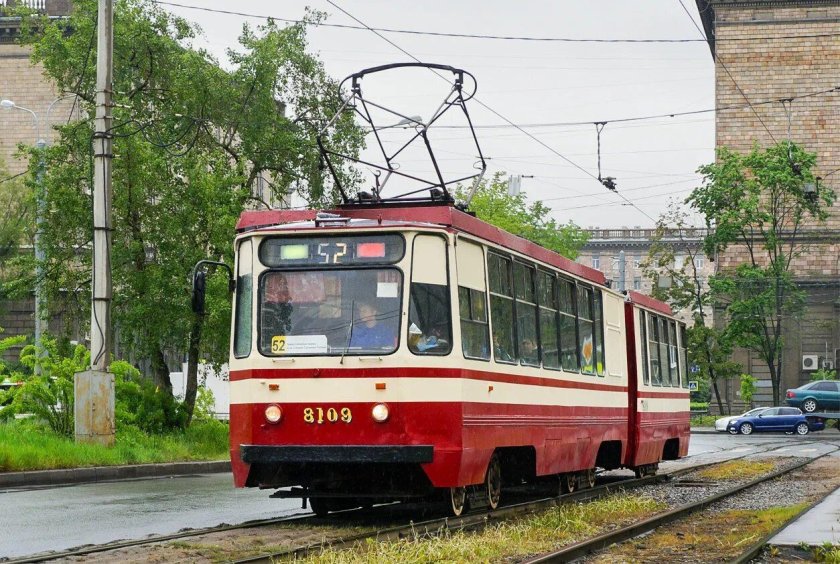 ЛВС-97 трамвай в Санкт-Петербурге