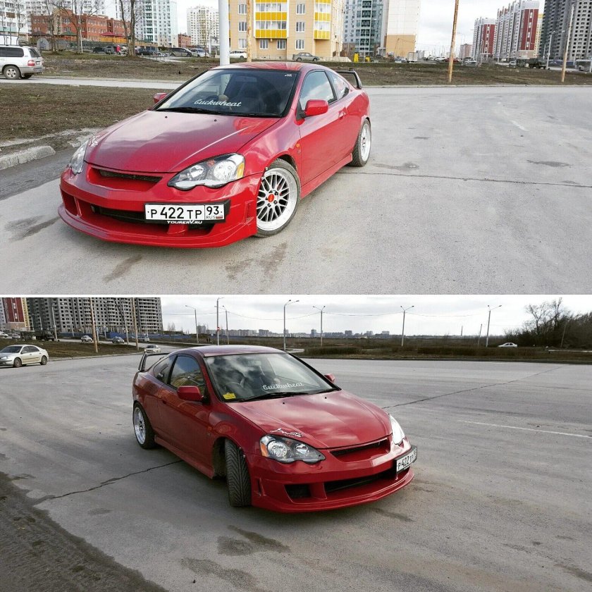 Honda Integra красная
