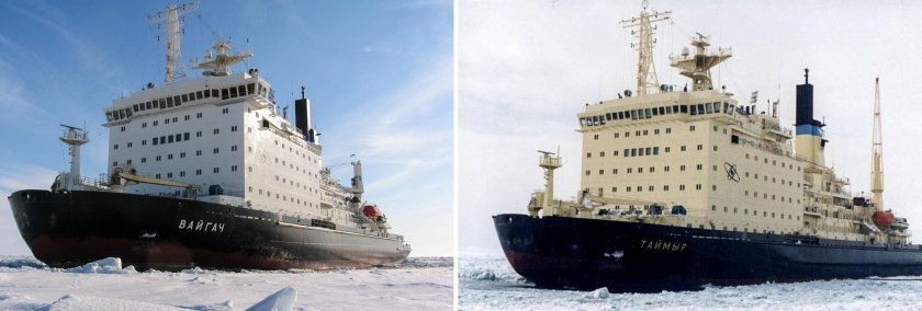 Ледокол Таймыр и Вайгач