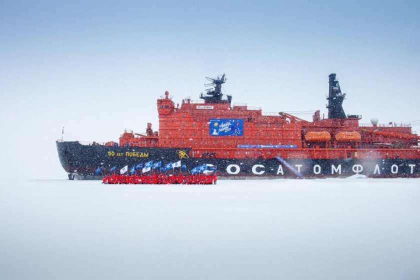 50 Лет Победы атомный ледокол