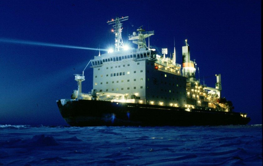 Атомномный ледокол Таймыр