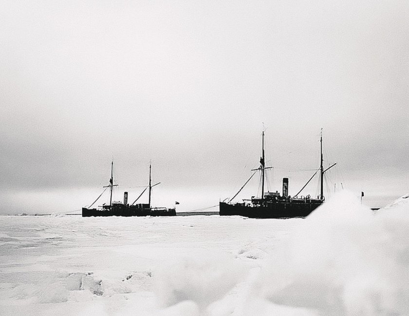 Ледоколы Таймыр и Вайгач в экспедиции Вилькицкого
