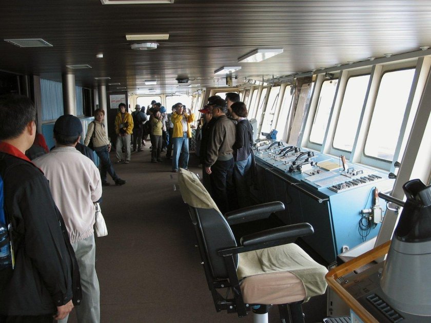 Внутри ледокола Таймыр