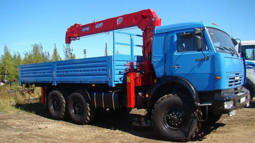 КАМАЗ 6х6 10т манипулятор 7т. (Вездеход)