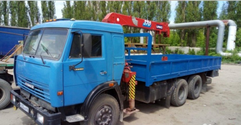 КАМАЗ 1986г манипулятор