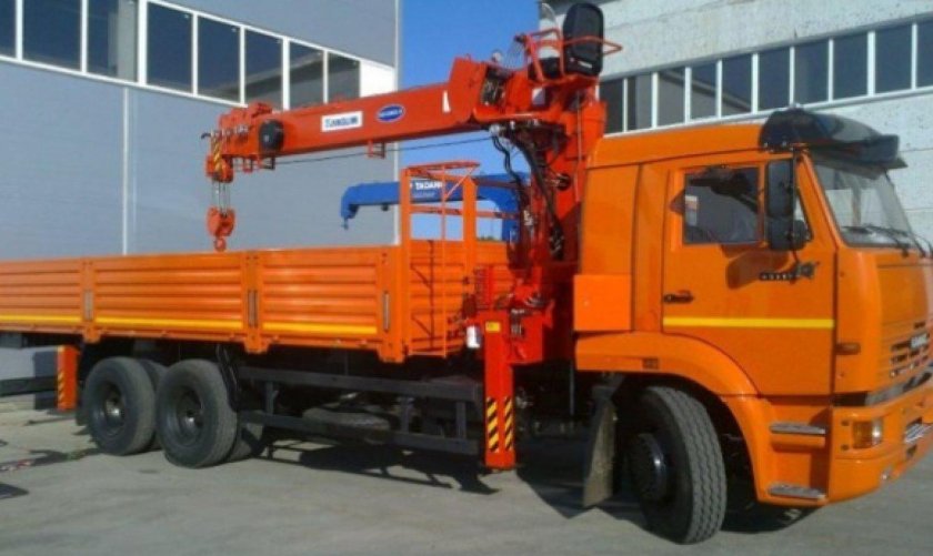 Кран борт КАМАЗ 65117