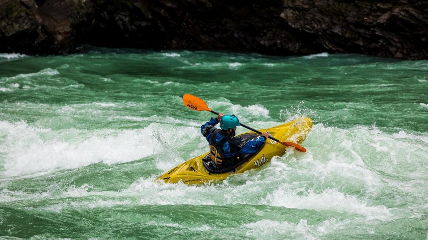Каякинг с водопада