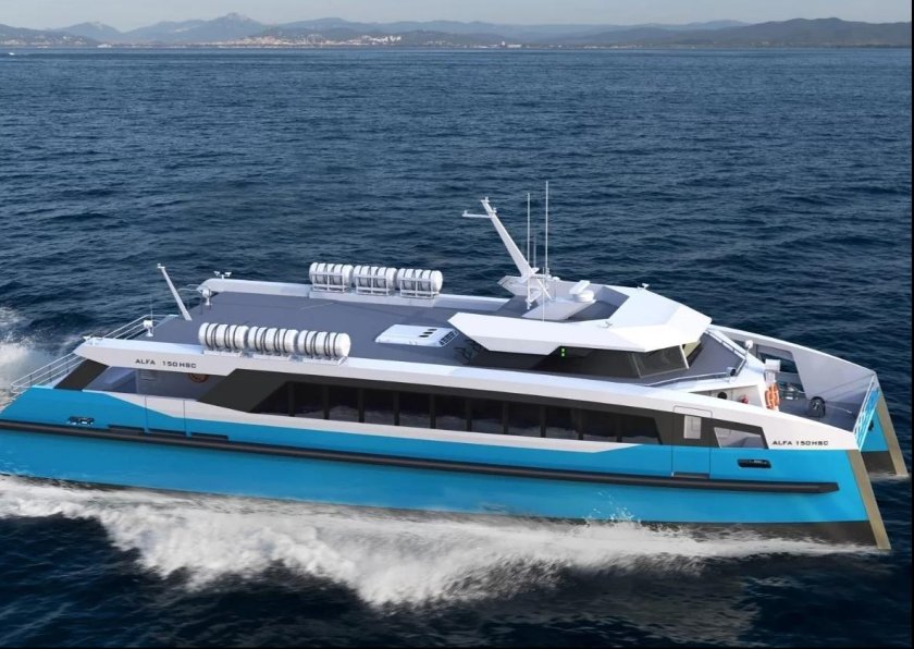 Hsc150b-пассажирский катамаран