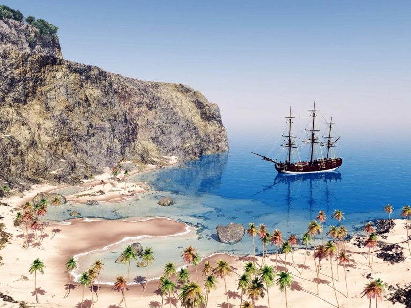 Ораньестад остров корабль