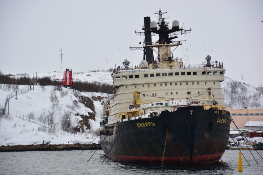 Атомный ледокол Сибирь 1977