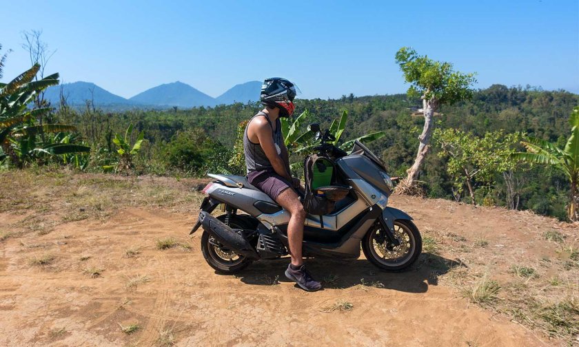 Скутер на Бали