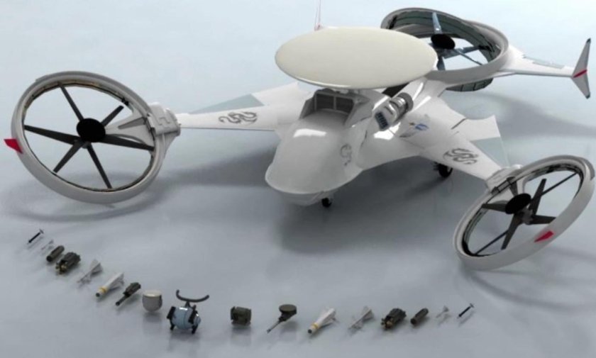 БПЛА трикоптер