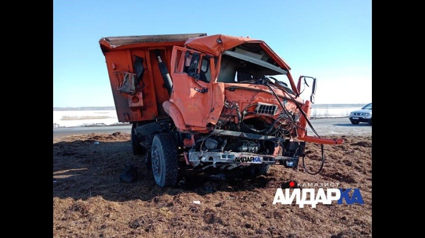 КАМАЗ 55111 ДТП
