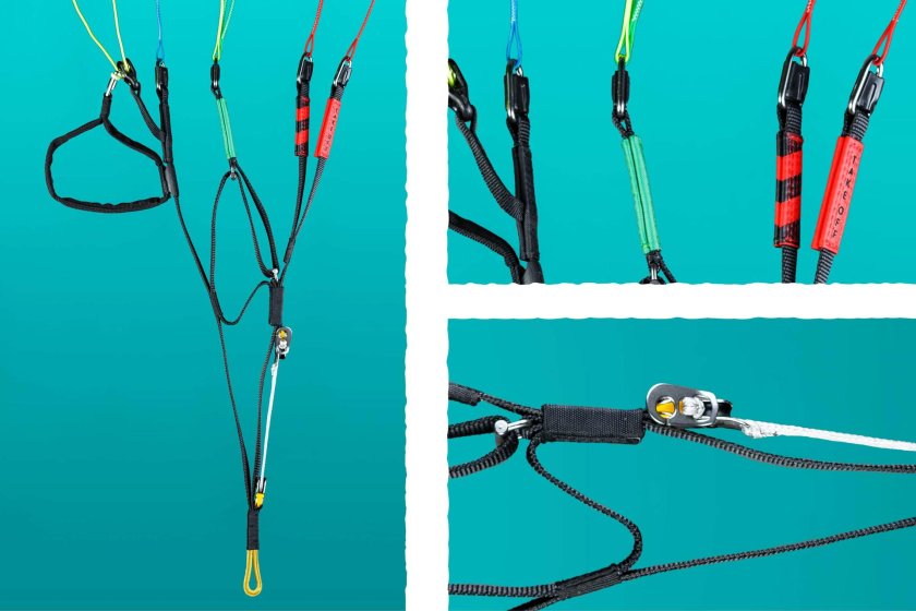 Свободные концы параплана