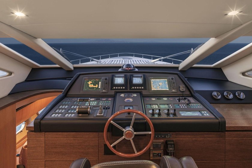 Кокпит парусной яхты