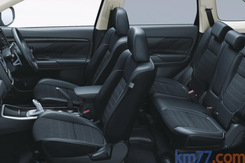 Митсубиши Аутлендер 2019 г. расположение подушек безопасности