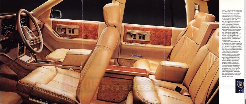 Cadillac Seville 1986 салон