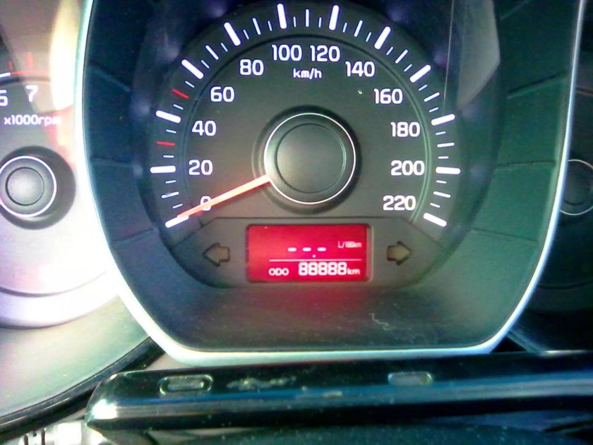 Киа Рио 3 одометр