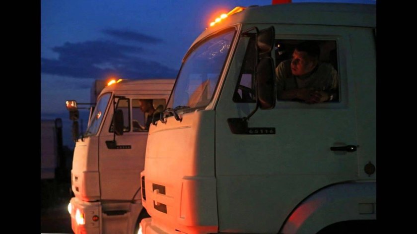 КАМАЗ вечером