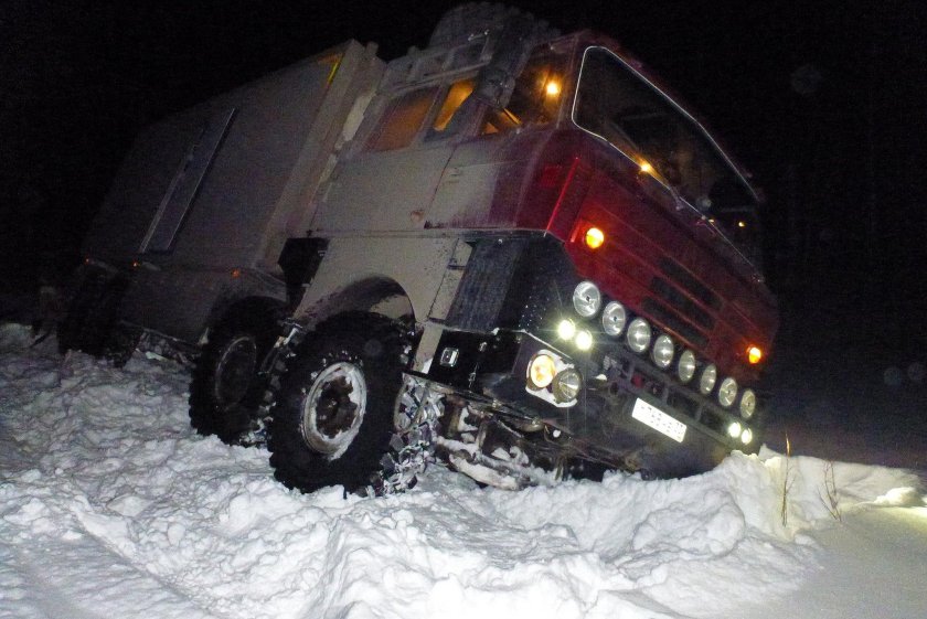 КАМАЗ зимник Север