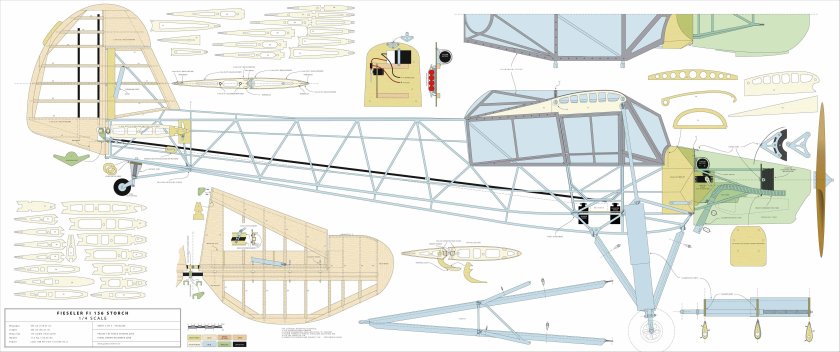 Физелер Fi-156 Шторх чертежи