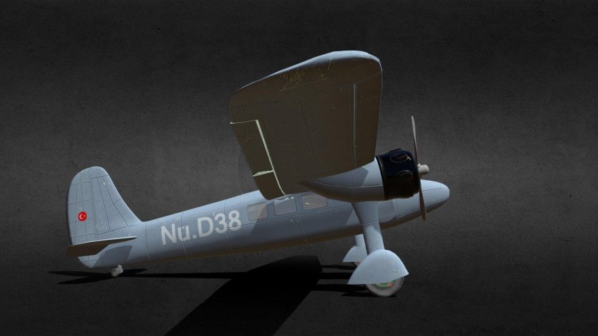 3д модель самолета