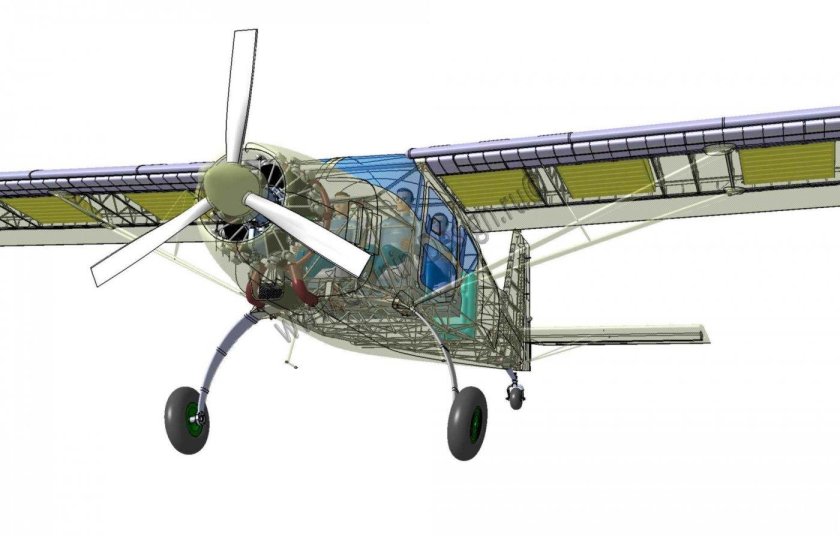 Самолет Аист т-411 чертеж