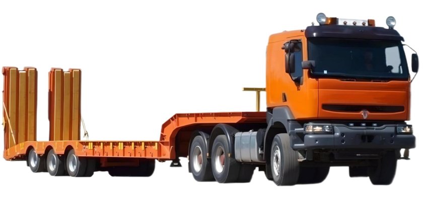 Низкорамный трал 40т КАМАЗ