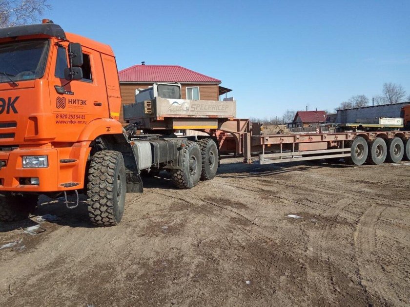 КАМАЗ 44108 С тралом