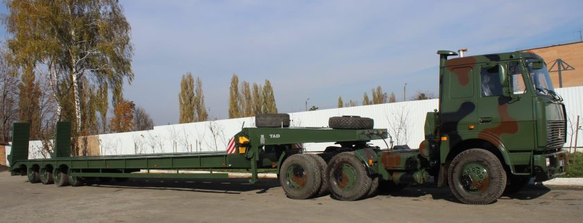 МАЗ трал военный