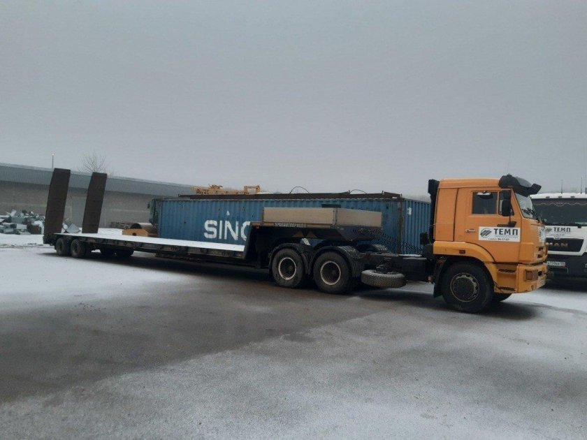 КАМАЗ 65116 С тралом