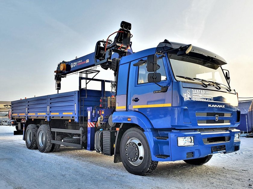 КАМАЗ 65117 бортовой с КМУ