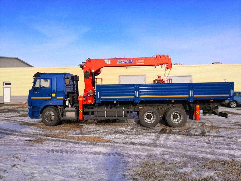 КАМАЗ 65117 С КМУ Kanglim ks1256